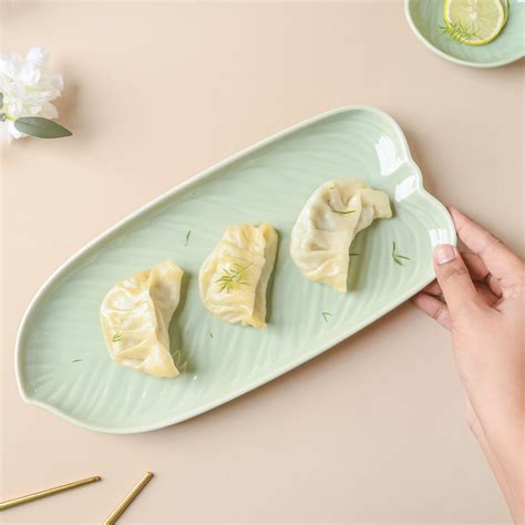 Taro Leaf Platter Large 11.5 Inch