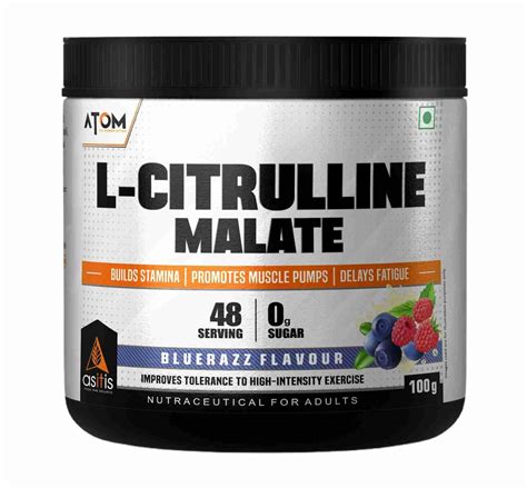 AS-IT-IS Nutrition ATOM L-Citrulline Malate Powder 2000mg, Boosts ...