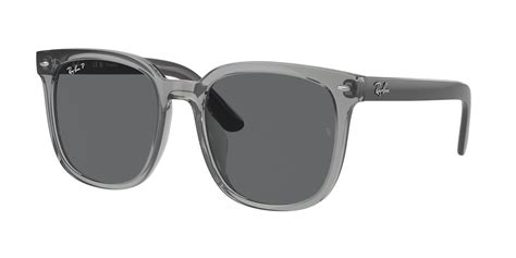 Rb4401d Polarized Sunglasses in Polished Transparent Grey and Dark Grey ...