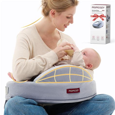 Momcozy Exclusive Memory Foam Nursing Pillow - Pioneering Safety Fence ...