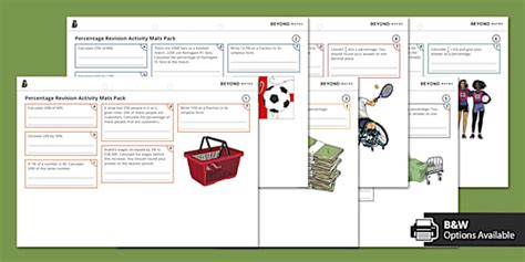 👉 Percentage Revision Activity Mats Pack
