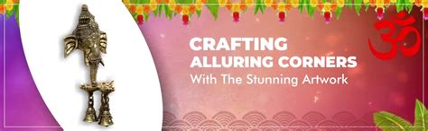 Buy Metaldecor Brass Wall Hanging Three Diya Oil Lamp Showpiece ...