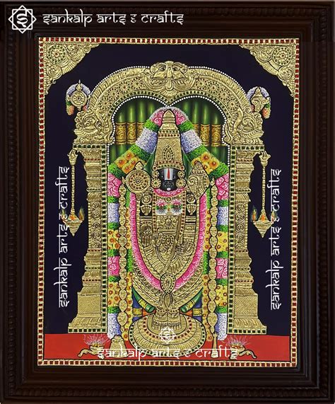 Balaji Tanjore Painting – SANKALP ARTS & CRAFTS