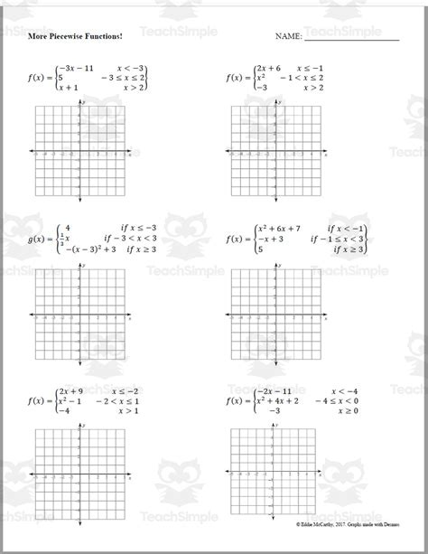 Image result for Piecewise Function Worksheet 2