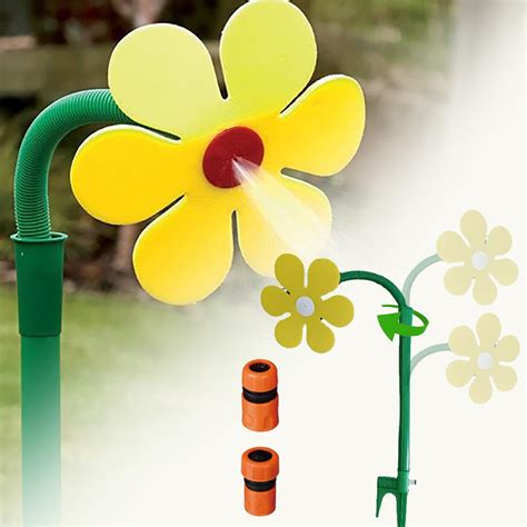 Amazon.com: Crazy Daisy Sprinkler, 720°Rotating Sun Flower Sprinklers ...