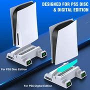 Buy BEBONCOOL PS5 Stand Cooling Fan,with PS5 Dual Controller Charger ...