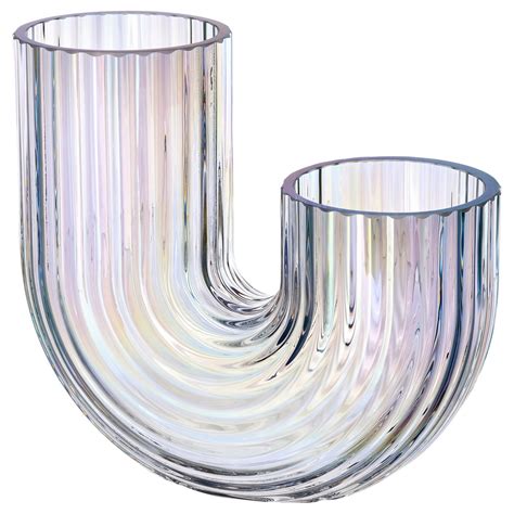 RÄFFELBJÖRK vase, mother-of-pearl color, 7 ¾" - IKEA