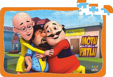 Buy Motu Patlu with John Jigsaw Puzzle for Kids, 108 Pcs Online at Low ...