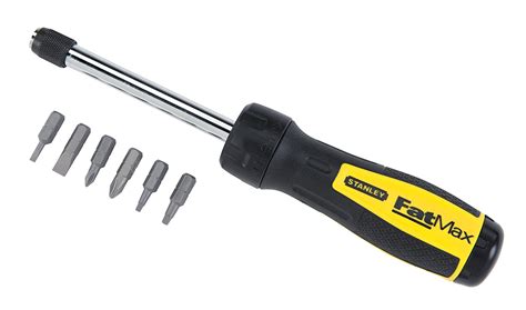 Stanley 69-189 Ratcheting Multi-Bit Screwdriver : Amazon.in: Home ...