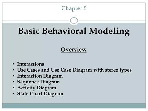Image result for Behavioral Modeling Examples