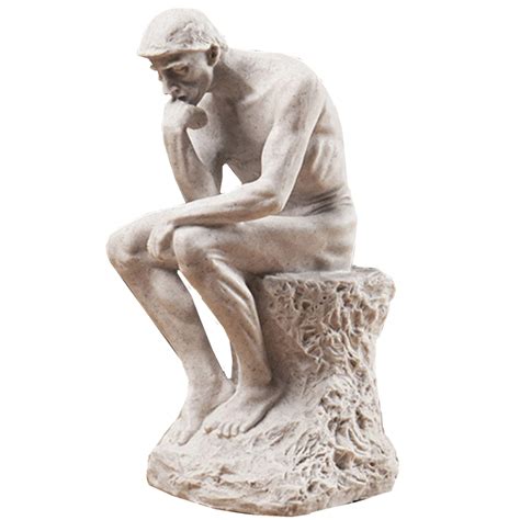 Buy The Thinker Statue in Premium Cold Cast Retro Bronze- 9.64-Inch ...