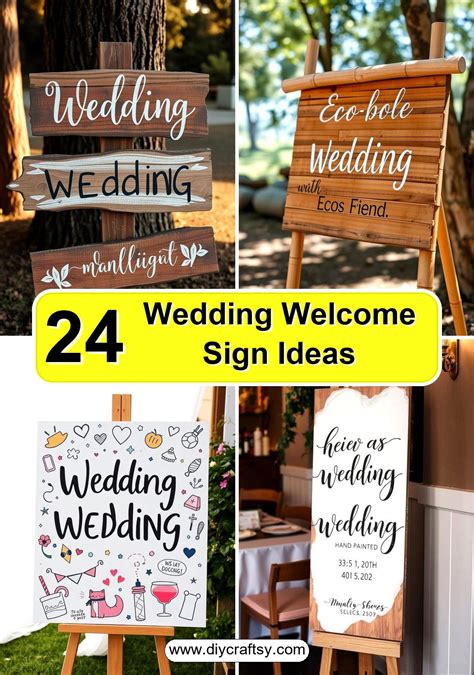 24 Wedding Welcome Sign Ideas to Greet Guests in Style