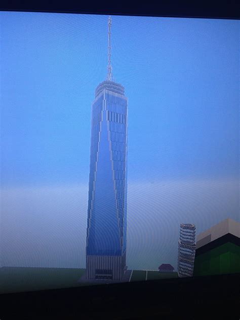 Image result for One World Trade Center Minecraft Tutorial