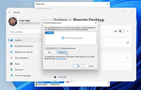 Image result for Remove Remote Desktop User