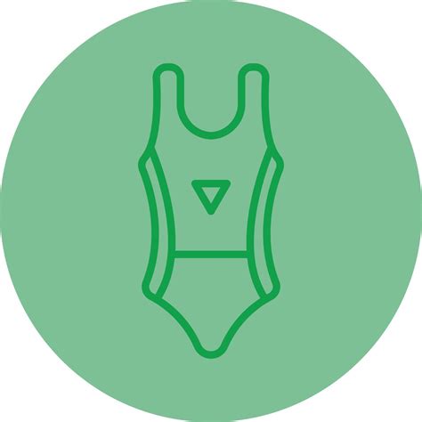 Swim Suit Green Line Circle Icon Design 44766849 Vector Art at Vecteezy
