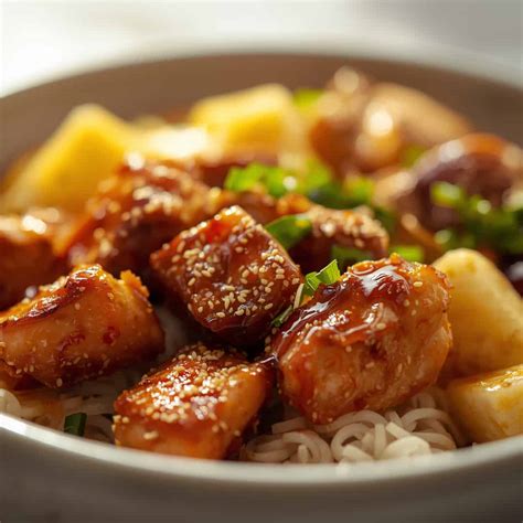 Teriyaki Chicken and Pineapple Bowls
