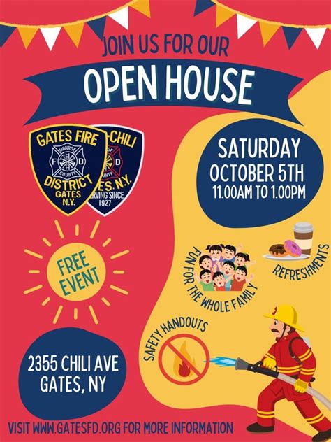 GATES FIRE DISTRICT OPEN HOUSE 2024, 2355 Chili Ave, Rochester, NY ...