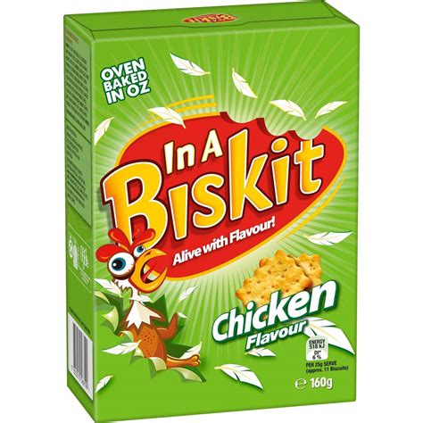 In A Biskit Chicken Crackers 160g | Woolworths