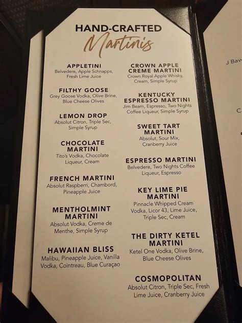 Ricky's Double Barrel Inn Menu - Updated November 2025