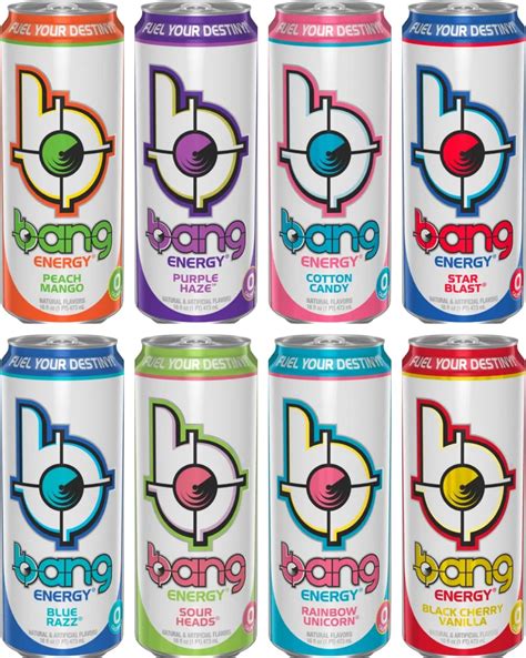 Amazon.com : WESTERNMBY Bang Energy Cans, 16 Fl Oz, 12 Pack (Blue Razz ...