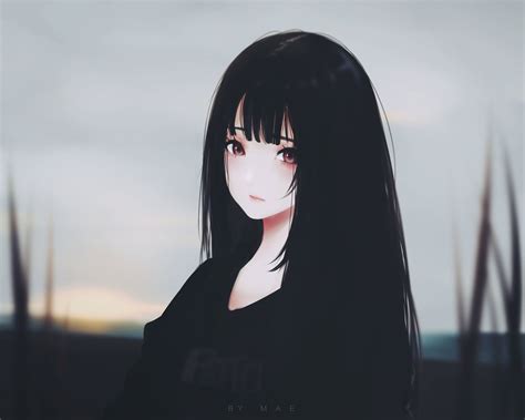 Female Anime Characters With Black Hair