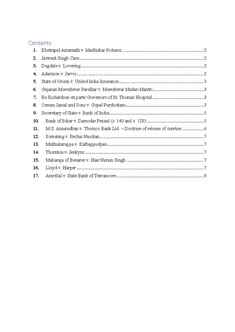 Case Laws on Indemnity and Guarantee Under ICA, 1872: Key Case ...