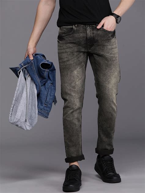 WROGN Men Slim Fit Heavy Fade Stretchable Jeans - Price History
