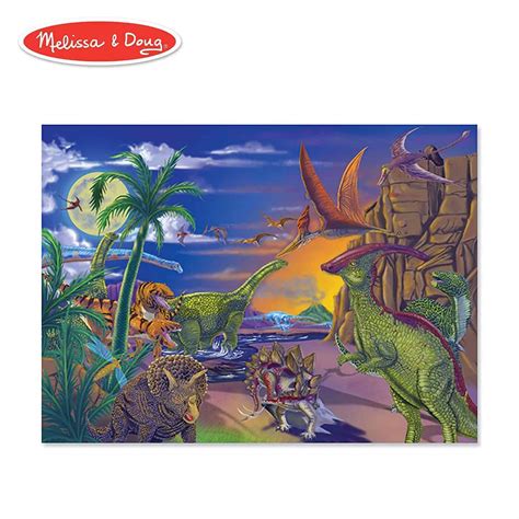 Melissa Doug Dinosaurs Floor Puzzle 60 pieces | Pineapple House Rules