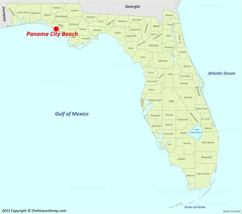 Panama City Beach Map | Florida, U.S. | Discover Panama City Beach with ...