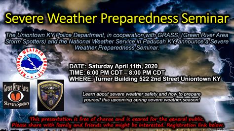 Severe Weather Preparedness Seminar