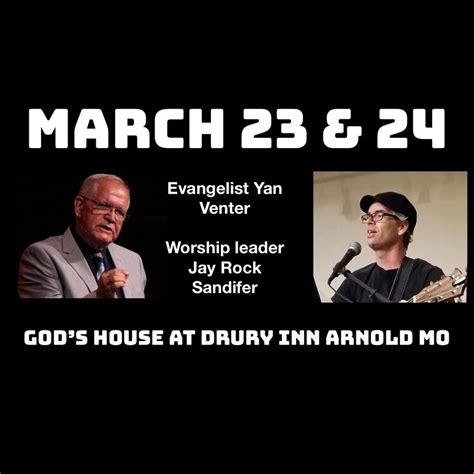 God’s House at Drury Inn with Yan Venter, Drury Inn & Suites St. Louis ...