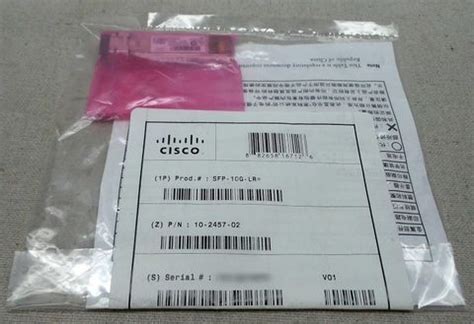 CISCO SFP-10G-LR 10gb Sfp Lr Module Smf 1 Ports 1000 Mbps Smart Network ...