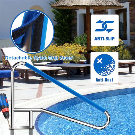 Buy KODOM Pool Handrail Swimming Stainless Steel Humanized Handle ...