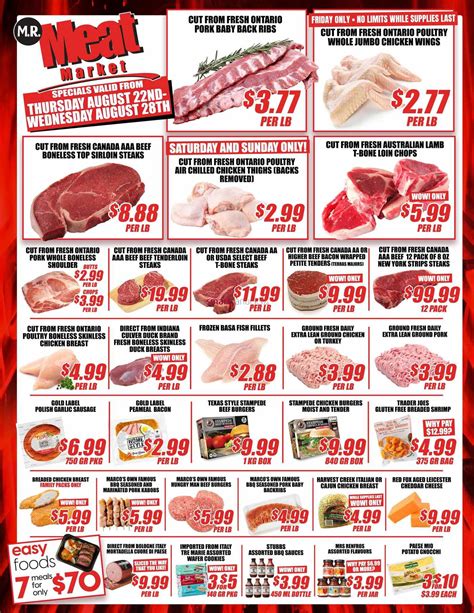 M.R. Meat Market Flyer August 22 to 28