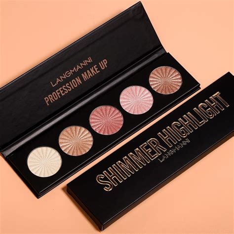 Buy 5 Colors Contour & Highlight Palette Kit,Long Lasting Contouring ...