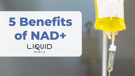 What are The Main 5 Benefits of NAD+ IV Therapy?
