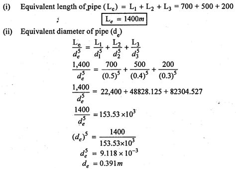 Fluid Flow through Pipes in series and parallel - with Solved Example ...