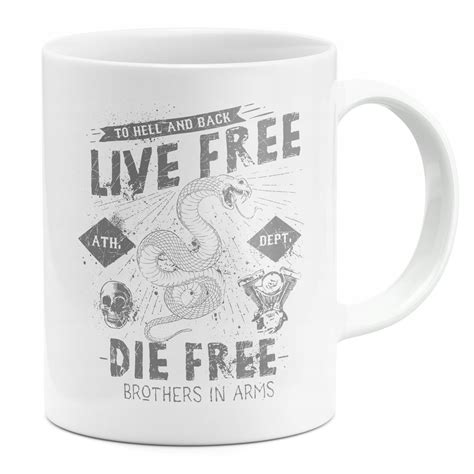 Kubek Live Free Die Free W Motocykl Czaszka - Inna marka | Sklep EMPIK.COM