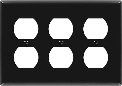 ENERLITES Triple Gang Wall Plate, Gloss Finish, India | Ubuy