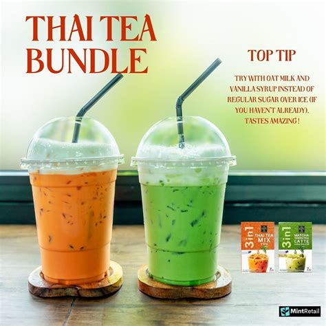 Thai Milk Tea Bundle - 14 Sachets with Ranong 3 in 1 Instant Thai Tea ...