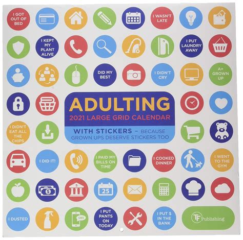 Buy Big Grid - Adulting 2021 Calendar Book Online at Low Prices in ...