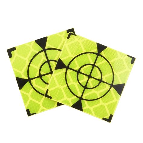 Buy FACULX Reflective Tape Survey Targets, 100pcs 20/30/40/50/60mm ...