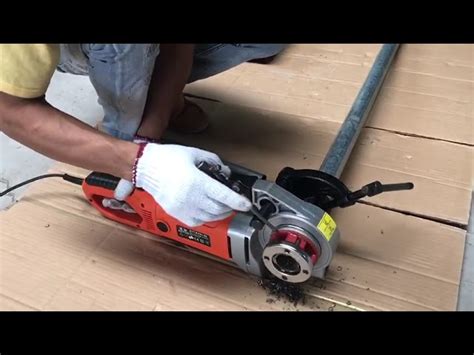 Image result for Rothenberger Pipe Threading Machine