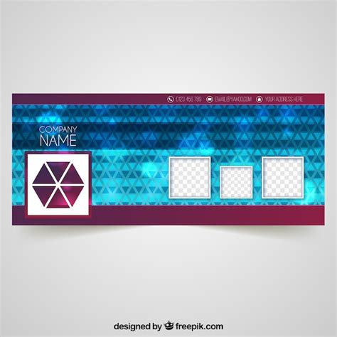 Facebook profile banner frame Images - Free Download on Freepik