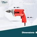 Hillgrove Heavy-Duty Electric Drill Machine with Multipurpose 100% ...