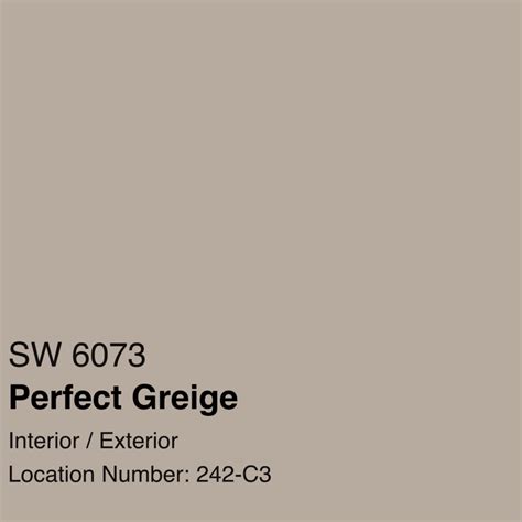 Perfect greige sw 6073 by sherwin williams – Artofit