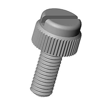 Ajile M3x10 mm Knurled Head Plastic Slotted Thumb Screw (Pack of 50 ...
