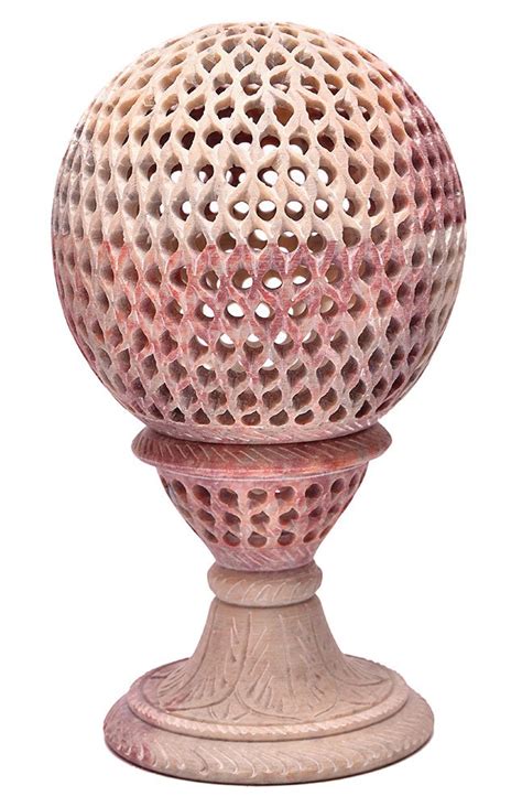 Buy Pooja Creation Handcrafted Soapstone Round Shaped Tea Light Candle ...