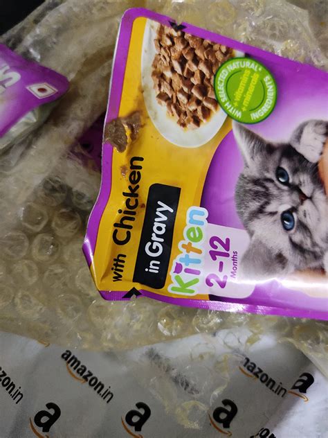 whiskas Baby's Wet Cat Food, Chicken in Gravy for Kittens, 85 g - Pack ...