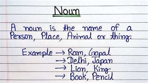 what is noun | Definition of noun | noun ki definition | noun Kise ...